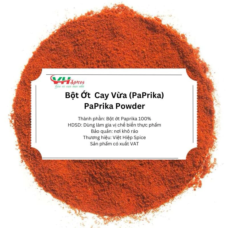 Bột Ớt Paprika - Bột Ớt Cay Vừa - Ớt Ấn (Paprika Powder) Việt Hiệp - 3