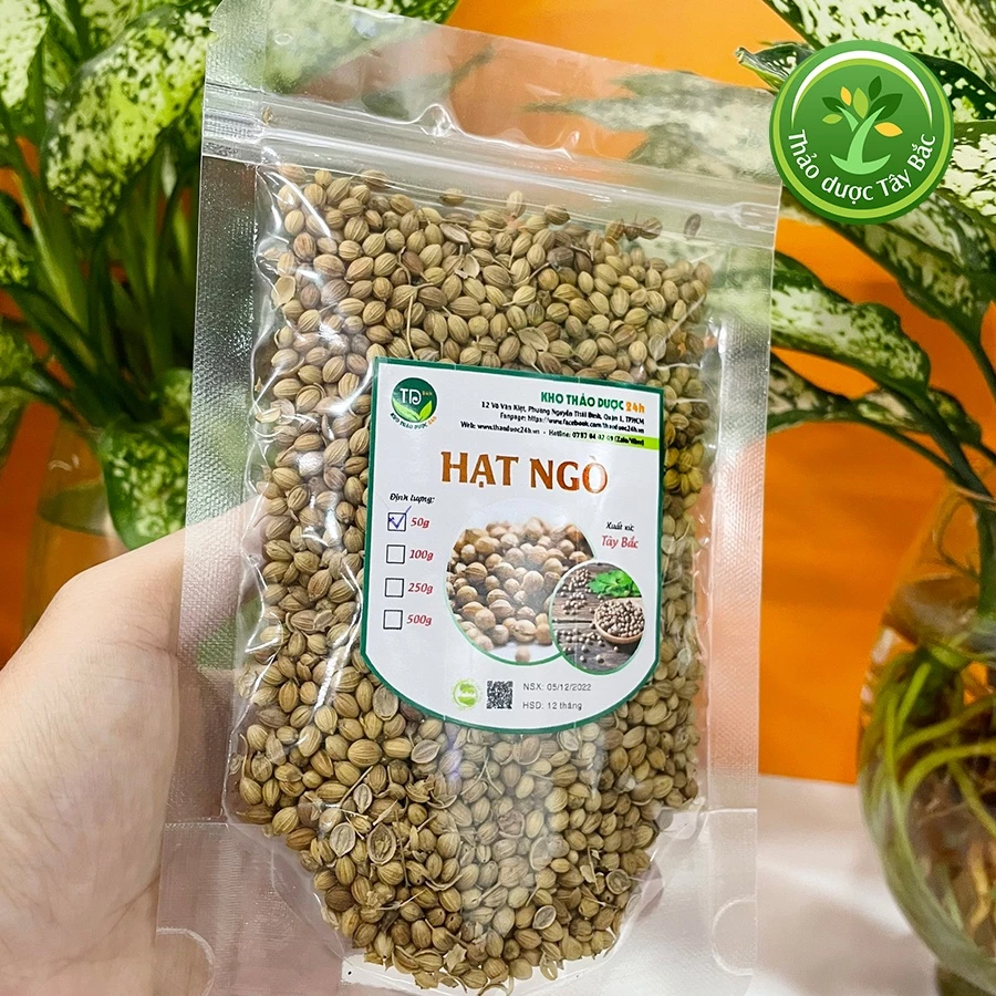 Hạt ngò, hạt mùi Tây Bắc làm gia vị nấu ăn, tốt cho hệ tiêu hoá và tim mạch [100g - 500g] | Kho thảo dược Tây Bắc