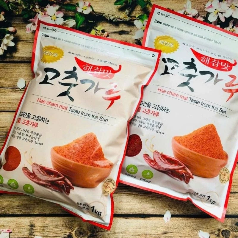 Ớt bột làm Kim Chi, ớt Haecham Red & Mat, (vảy,mịn), ớt Hàn Quốc, ớt cánh, ớt nhập khẩu chính ngạch