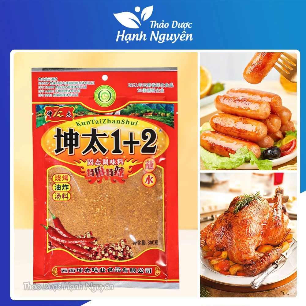 Bột ớt cay tê 1+2, ớt bột Trung Quốc, bột ớt chấm lạp xưởng, ướp đồ nướng, rắc thịt cay thơm