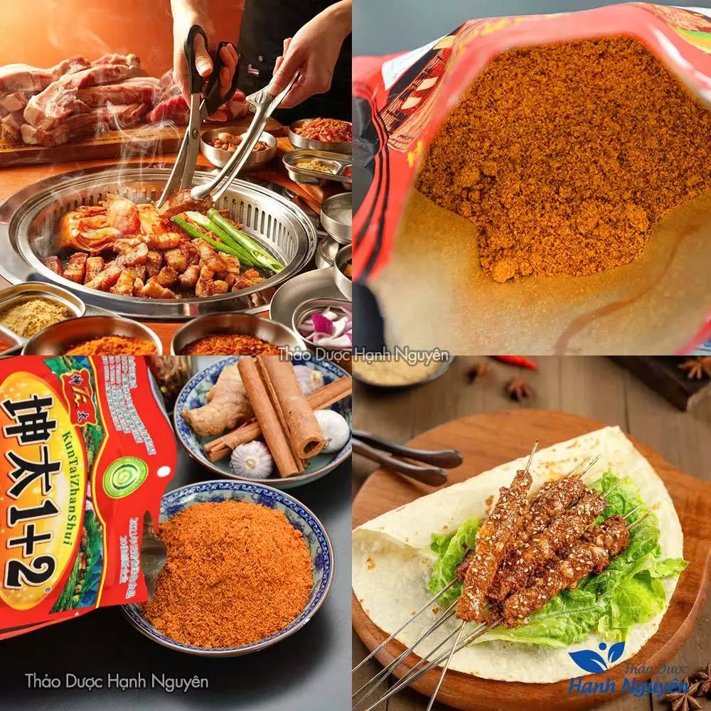 Bột ớt cay tê 1+2, ớt bột Trung Quốc, bột ớt chấm lạp xưởng, ướp đồ nướng, rắc thịt cay thơm - 4