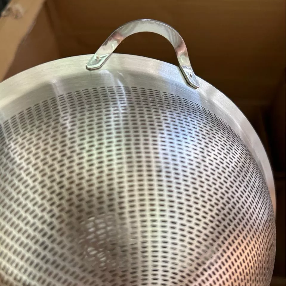 Rây vợt lọc mẻ inox 304 dụng cụ lọc nước cặn dầu bột rây chiên lưới - 4