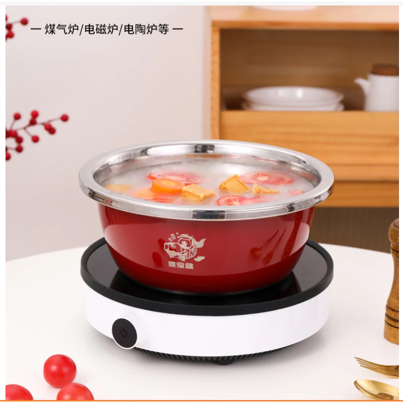 Bộ Thau (chậu) Inox -3 Món Gồm Thau size 26cm +Rổ Và Vỉ Bào Rau Củ Dày Đẹp Chắc Tiện Lợi. - 4