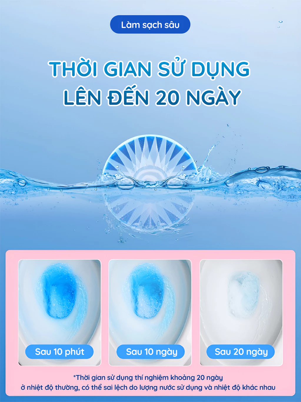 Combo 12 viên thả bồn cầu, viên làm sạch bồn cầu CleanZ, giảm mảng bám, diệt khuẩn, khử mùi hôi nhà vệ sinh - 3