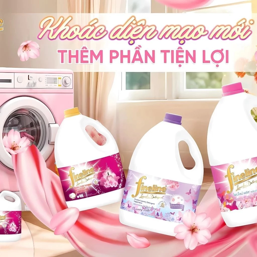 Nước giặt Fineline Thái Lan 3000ml Mẫu mớ - 5