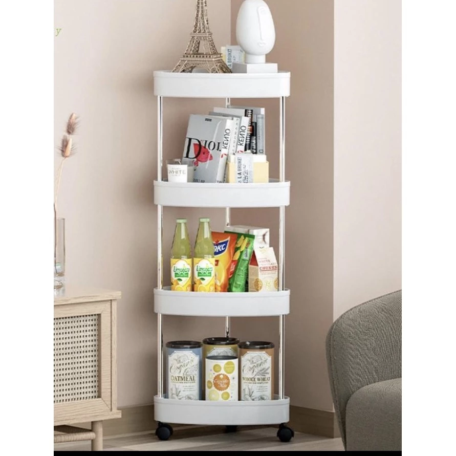 Kệ góc nhà tắm tam giác 3 tầng 4 tầng nhựa Việt Nhật | Giá để đồ nhà bếp - 2