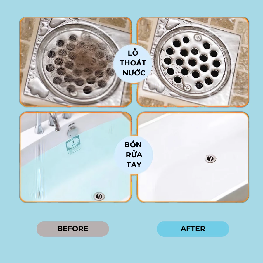 Thông tắc bồn rửa bát, thông đường ống O'TECH BX-6 (450ml) Foam cleaner, pipeline cleaning agent - 4