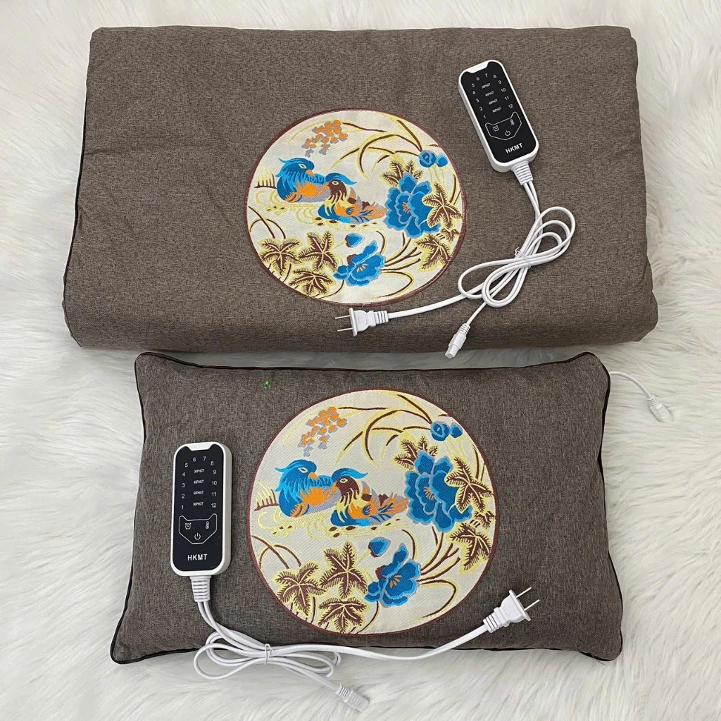 Thảm, Gối Ngải Cứu Điện, Đệm Sưởi Ngải Cứu Đông Y Nội Địa Trung Hỗ Trợ Đau Vai Gáy, Lưng, Xương Khớp - 2