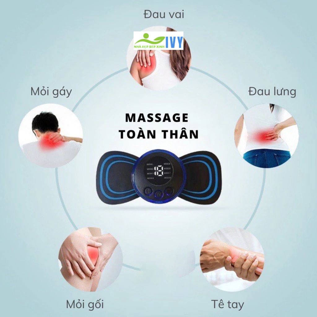 [BH 2NĂM] Máy mát xa cầm tay, súng massage ZODAN ZB360 toàn thân 4 đầu thay thế 6 cấp độ BH 2 NĂM - 2