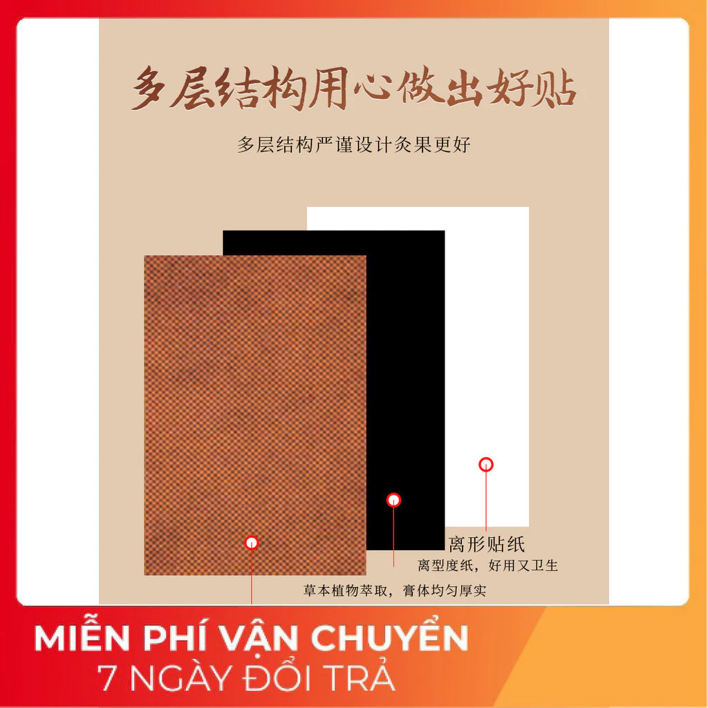 [50 Miếng] dán ngải cứu vai gáy, cao dán ngải cứu, giảm đau vai gáy, giảm đau xương khớp (cao_nhien_thith) - 3