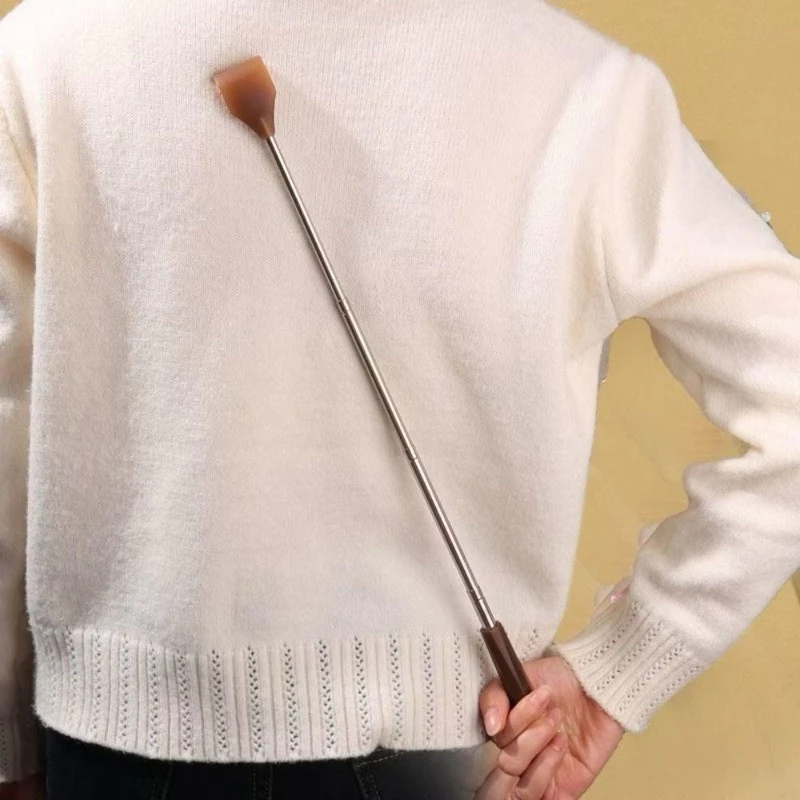 Cây Gãi Lưng Có Thể Kéo Dài Tiện Dụng Tay cầm có viên bi mát xa lưng xoay 360 độ - 2