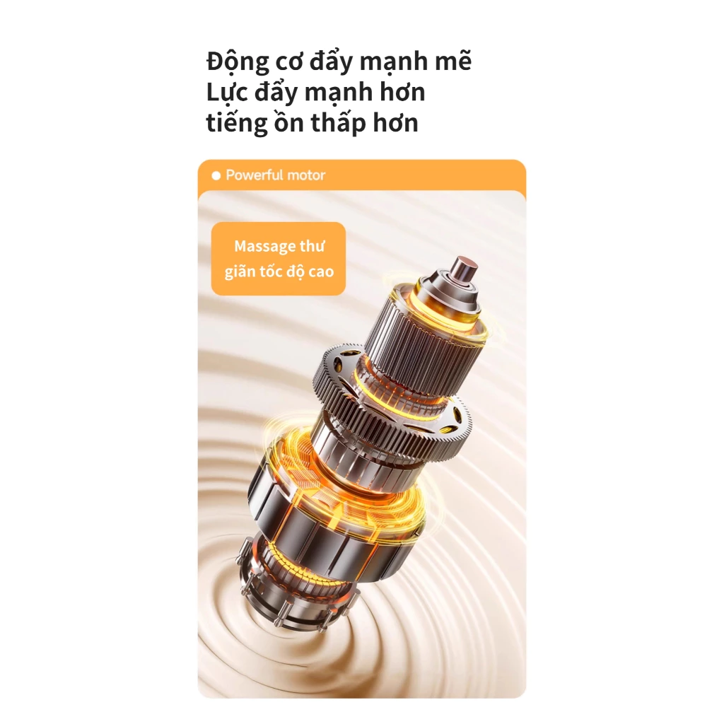 Máy massage cầm tay 6，16，24 đầu Súng Massage Đầu Tần Số Cao Thư Giãn Cơ Mát Xa Diện Tích Lớn Rung Cơ Tần Số Cao METIS - 4