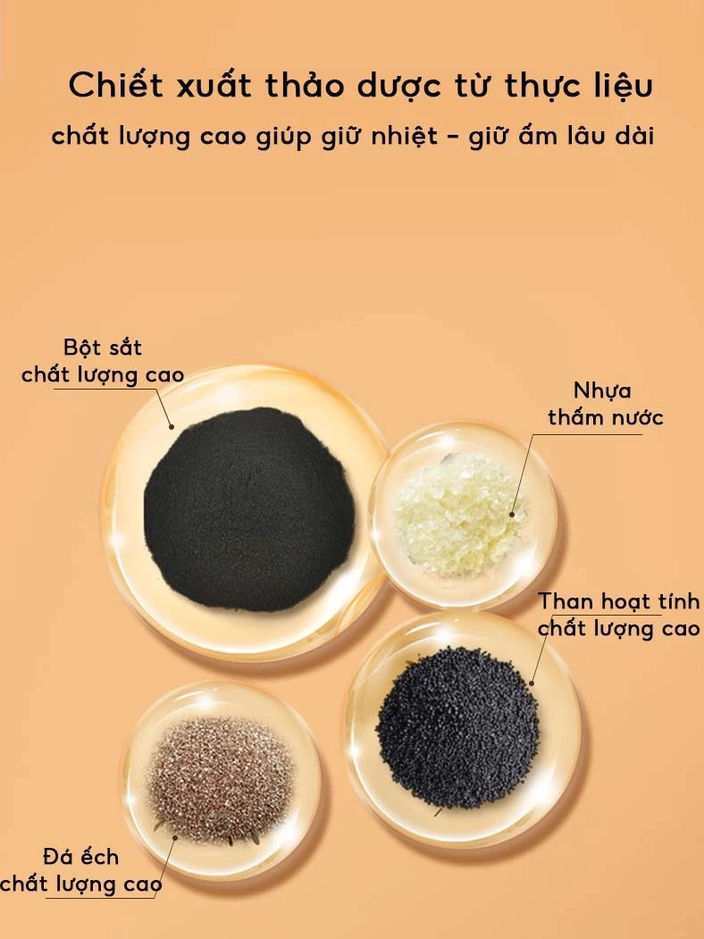 Miếng dán chườm nóng sưởi ấm cổ vai gáy EMA, miếng dán nhiệt thảo dược chườm nóng tự thân, an toàn - 2