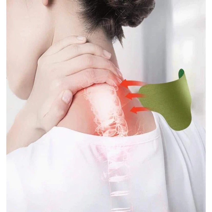 (Hộp 12 Miếng) Cao Dán Ngải Cứu Giảm Đau Cổ Vai Gáy - Miếng Dán Thảo Dược Giảm Nhức Mỏi Tiện Lợi - 2