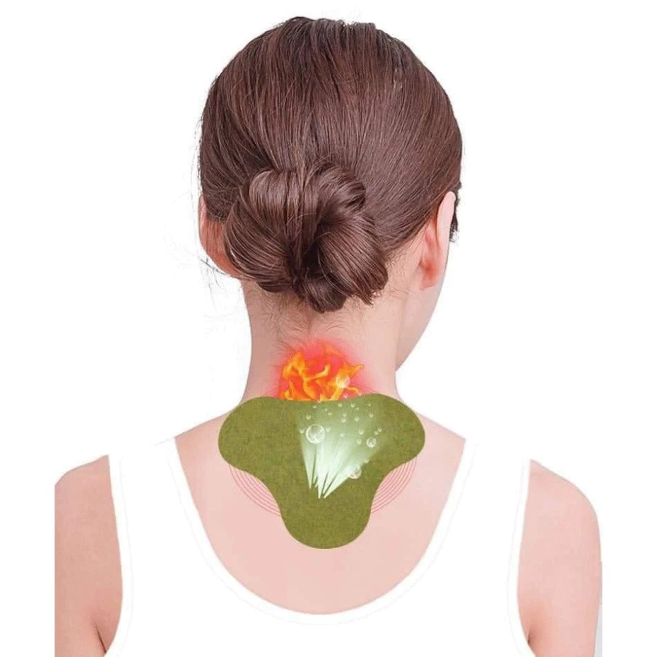 (Hộp 12 Miếng) Cao Dán Ngải Cứu Giảm Đau Cổ Vai Gáy - Miếng Dán Thảo Dược Giảm Nhức Mỏi Tiện Lợi - 3