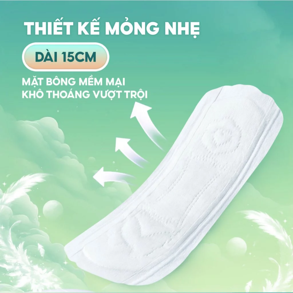 Băng vệ sinh hàng ngày Topgia siêu mỏng thoáng khí êm ái dùng hằng ngày thoải mái - 4