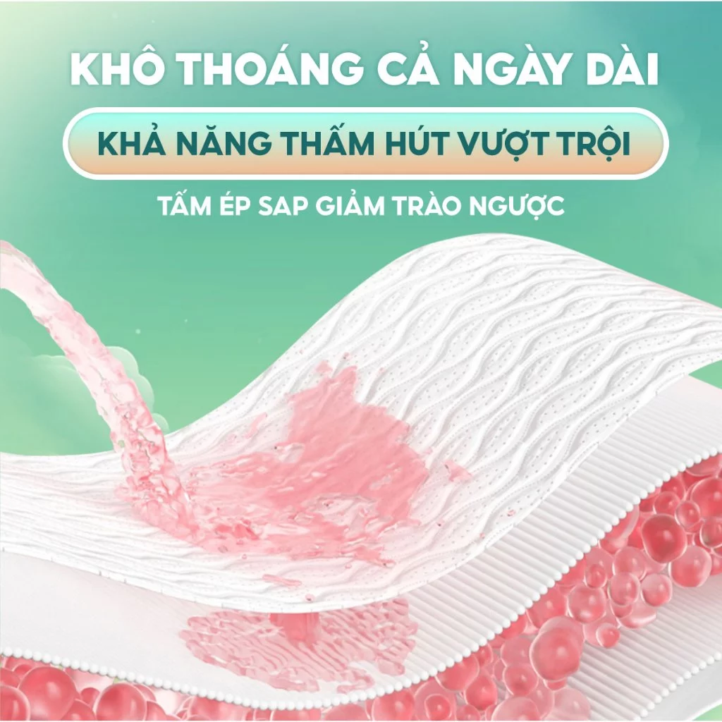 Băng vệ sinh hàng ngày Topgia siêu mỏng thoáng khí êm ái dùng hằng ngày thoải mái - 6