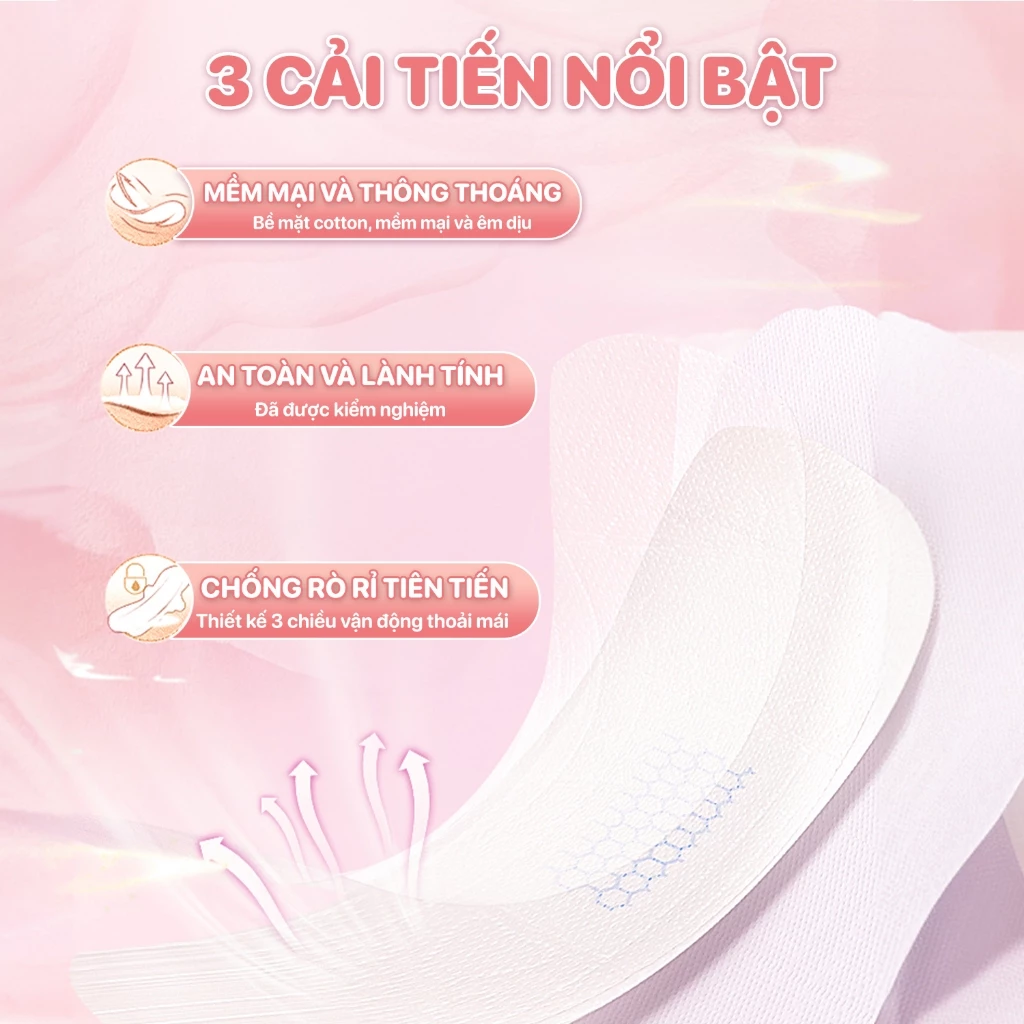 Băng vệ sinh ban ngày Topgia siêu mỏng ôm khít thấm hút cao vải không dệt an toàn cho mọi làn da - 3