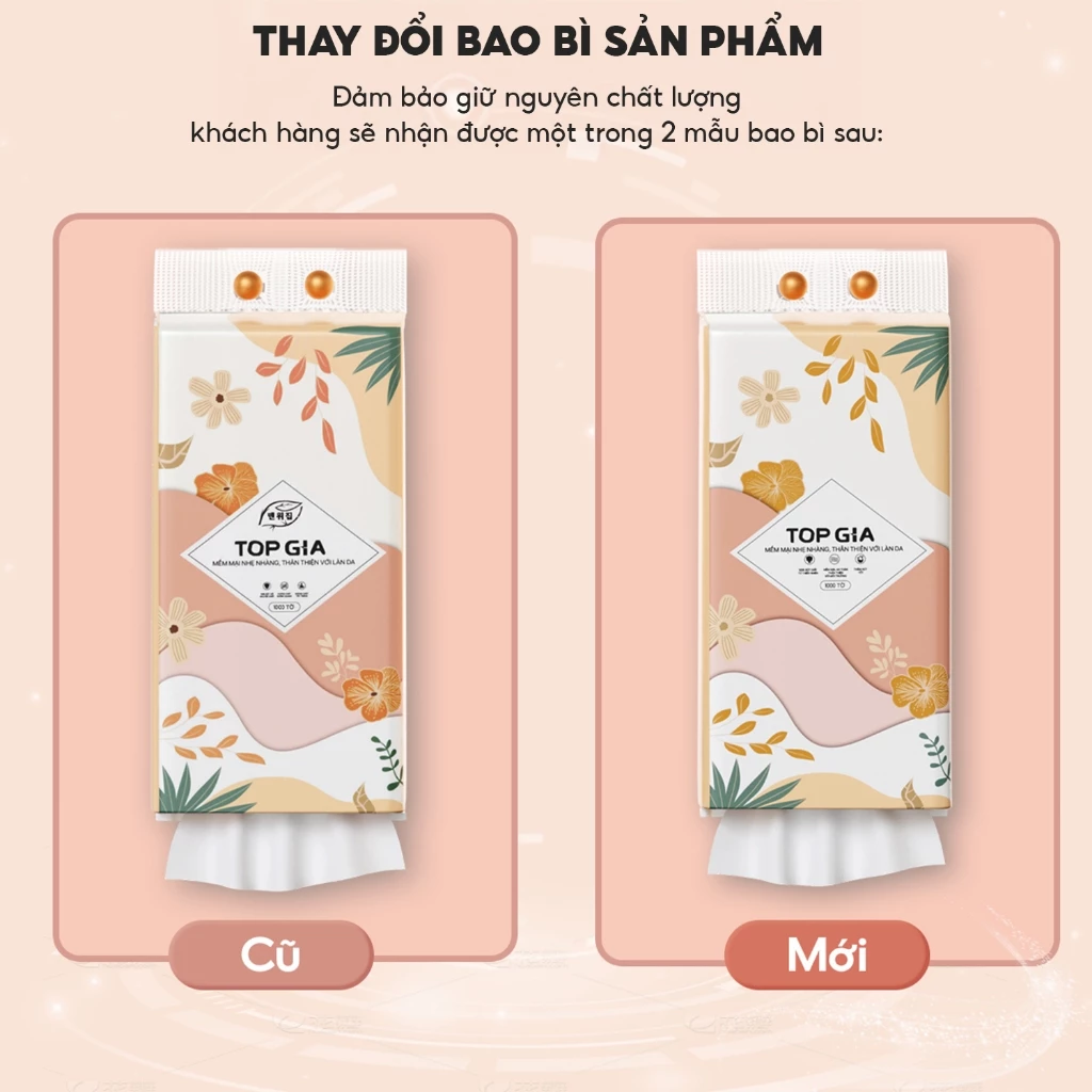 Khăn giấy cao cấp treo tường TopGia Tiểu hạ 10 bịch, Giấy vệ sinh treo tường 4 lớp an toàn 6/12 bịch - 5