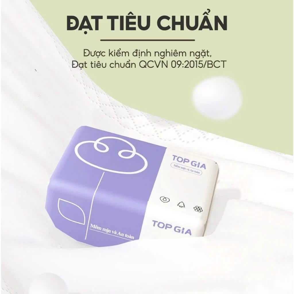 (LIVE) Thùng giấy ăn gấu trúc Top Gia 3 màu, làm từ bột giấy thiên nhiên, 4 lớp dày dặn - 4