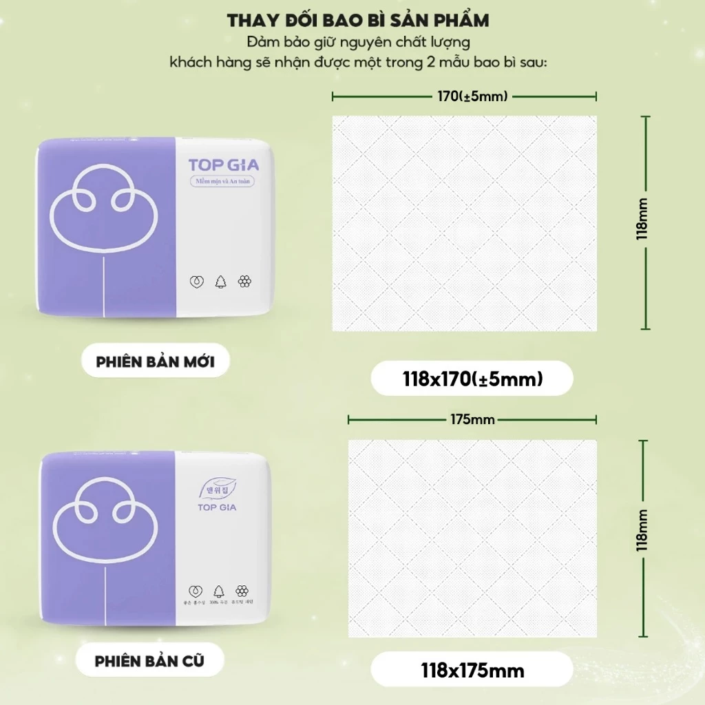 (LIVE) Thùng giấy ăn gấu trúc Top Gia 3 màu, làm từ bột giấy thiên nhiên, 4 lớp dày dặn - 5