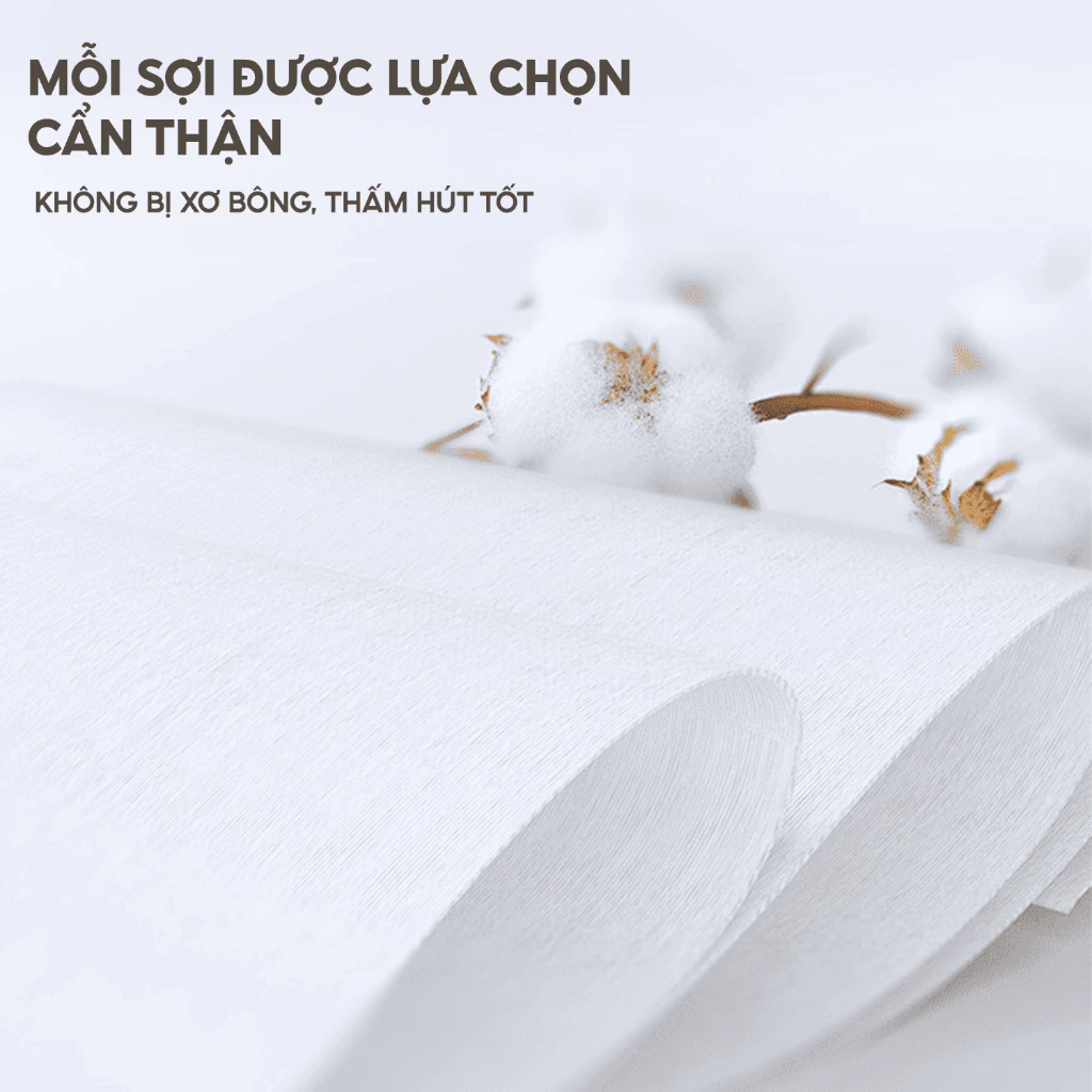 Khăn mặt khô Top gia dùng 1 lần siêu mềm mịn, an toàn cho da - 3