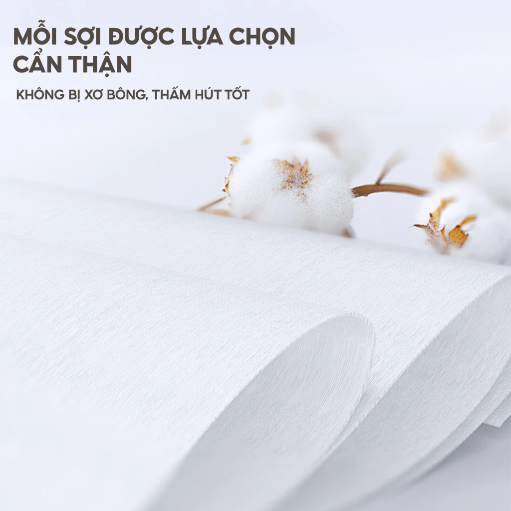 Khăn khô đa năng Top Gia cao cấp, dùng 1 lần siêu dai, siêu mềm mịn - 2