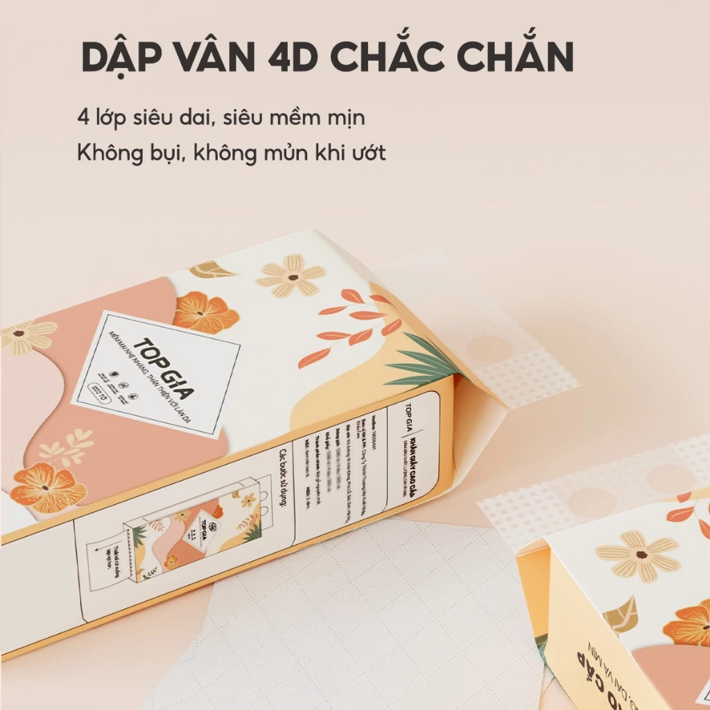 (COMBO SỨC KHỎE) Thùng 10 bịch rút đáy tiểu hạ Top Gia 1000 tờ tặng 1 thùng 100 chiếc khẩu trang cao cấp - 3