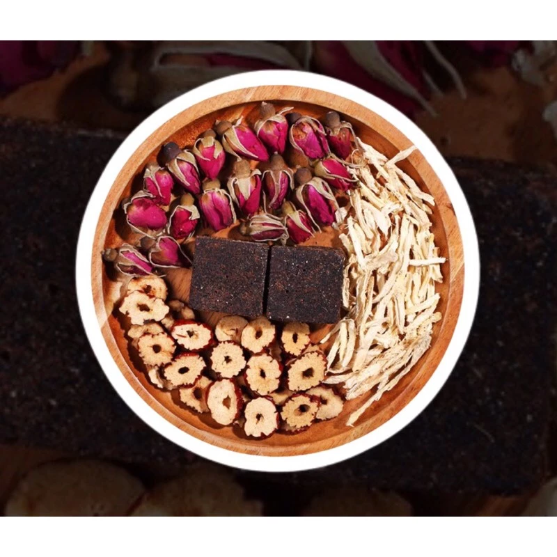 Trà gừng đường đen ( gừng đường đen cam quế, gừng đường đen hoa nhài, gừng đường đen hoa cúc..) - 2