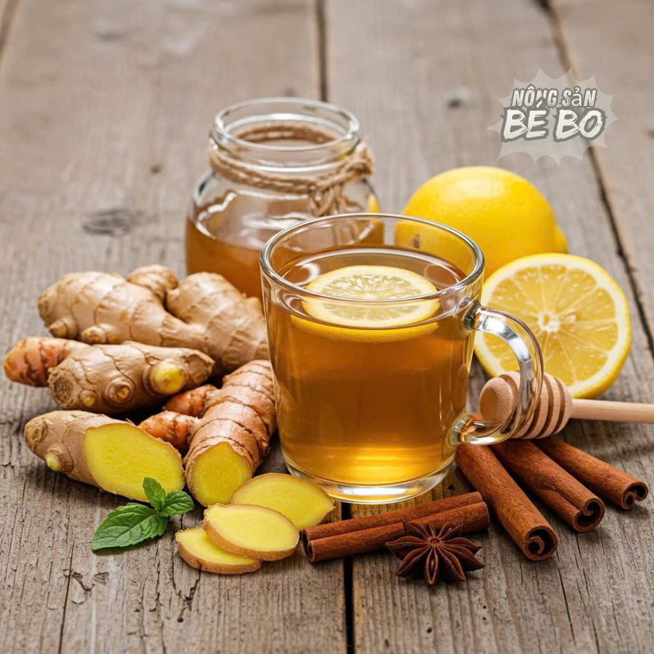 Bột Trà Gừng Gió Bột Trà Gừng Hòa Tan Đăk Lắk BÉ BO [250G - 1KG] - 4