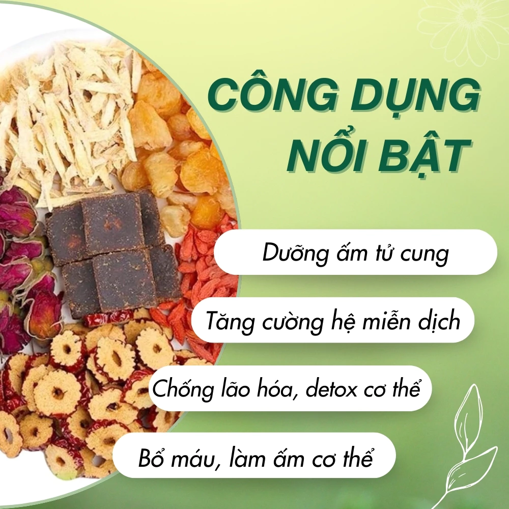 [Gói Lẻ] Trà Gừng Đường Nâu Tiệm Trà 1990s Trà Giảm Đau Bụng Kinh, Giữ Ấm, Hỗ Trợ Tiêu Hóa - 2