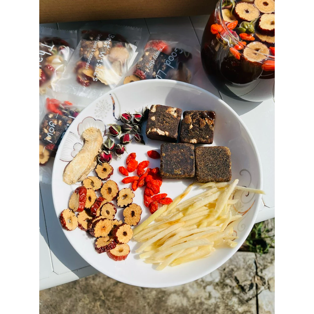 Trà Gừng Đường Nâu Thảo Mộc- [TẶNG 5GÓI] - HỘP 30 GÓI, Tiệm Trà Cô Út, giảm hàn lạnh, ấm bụng NGÀY DÂU, Tea, Nước Trà - 3