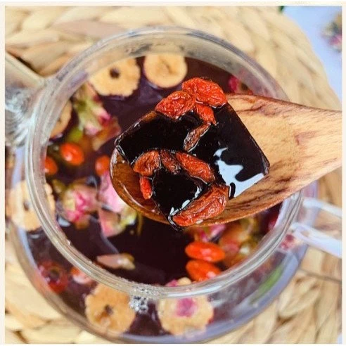 Trà thảo mộc đường nâu, Trà Gừng Đường Nâu Hộp 30 gói Trà Hoa Cô Ba giảm đau bụng kinh, bổ máu giữ ấm cơ thể - 3