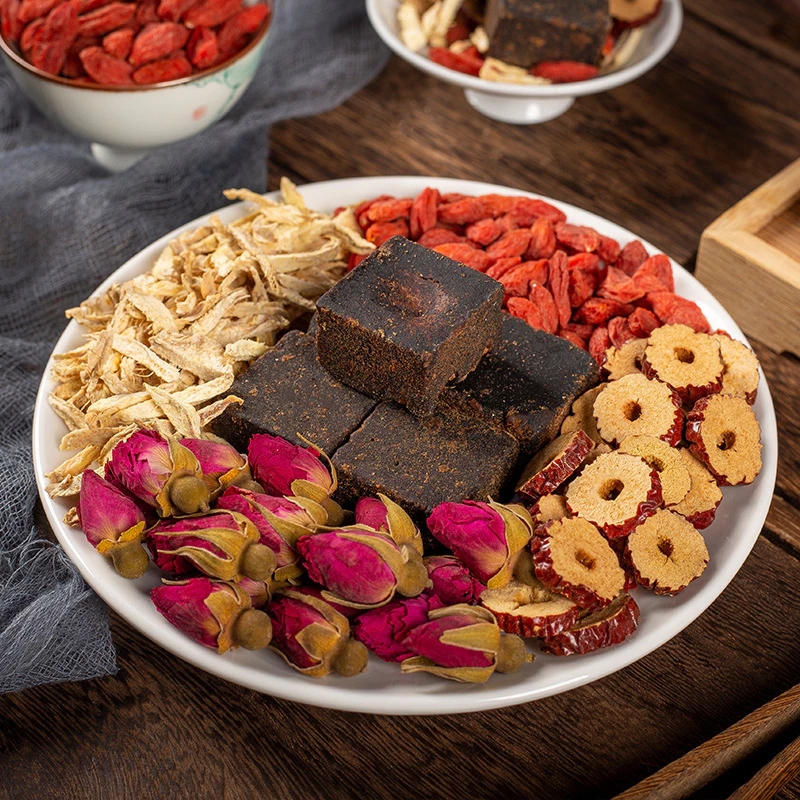 ✅[CHÍNH HÃNG] Trà Đẹp Da Giảm Mun Thanh Sắc An Mộc Trà Gồm Trà Gừng, Đường Nâu, Táo Đỏ, Kỷ Tử, Nụ Hồng - 4