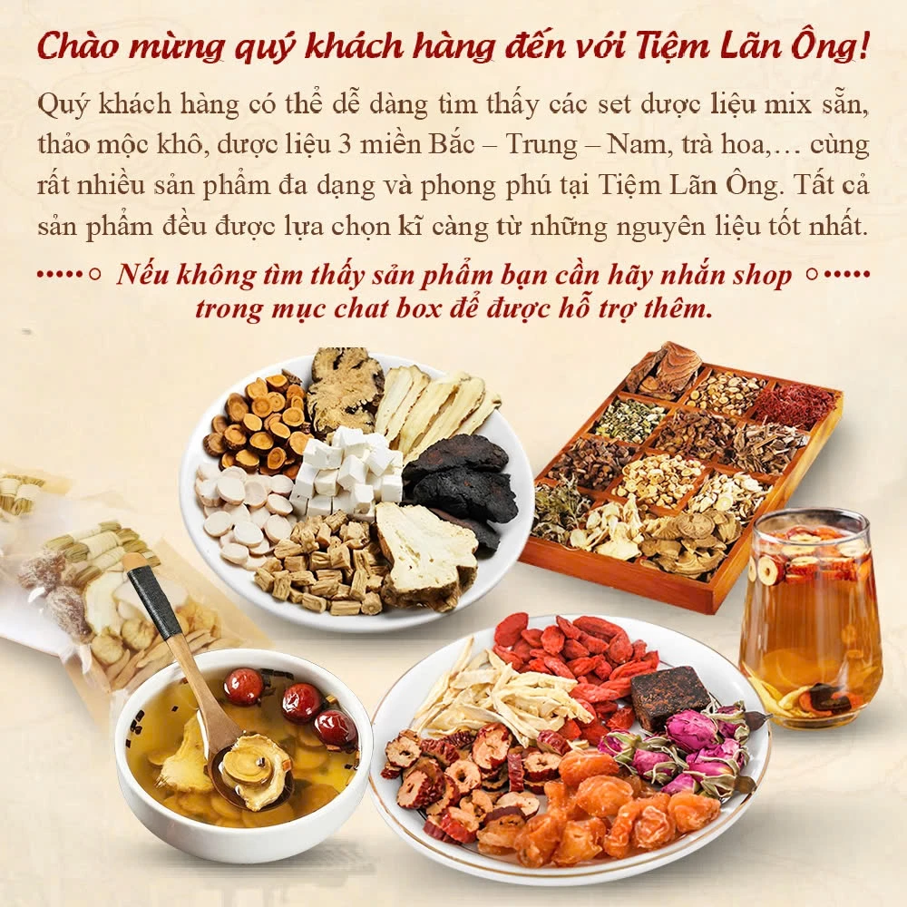 Trà táo đỏ hoàng kỳ, dưỡng nhan, bổ khí, set trà thảo mộc 6 vị gồm: hoàng kỳ, táo đỏ, kỳ tử, gừng,.. - 6