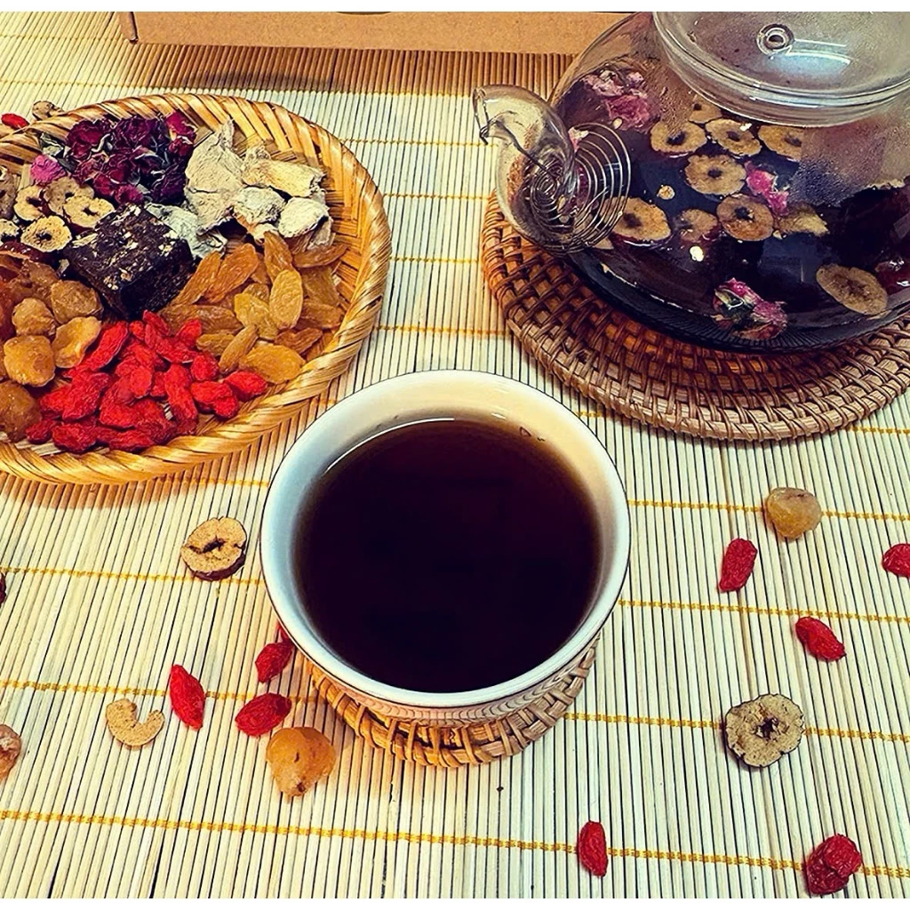 Trà Gừng Đường Nâu Thảo Mộc (Hộp 30) Giảm Đau Bụng Kinh, Làm Ấm Dịu Bụng, Bổ Máu -Trà Mộc Hương - 2