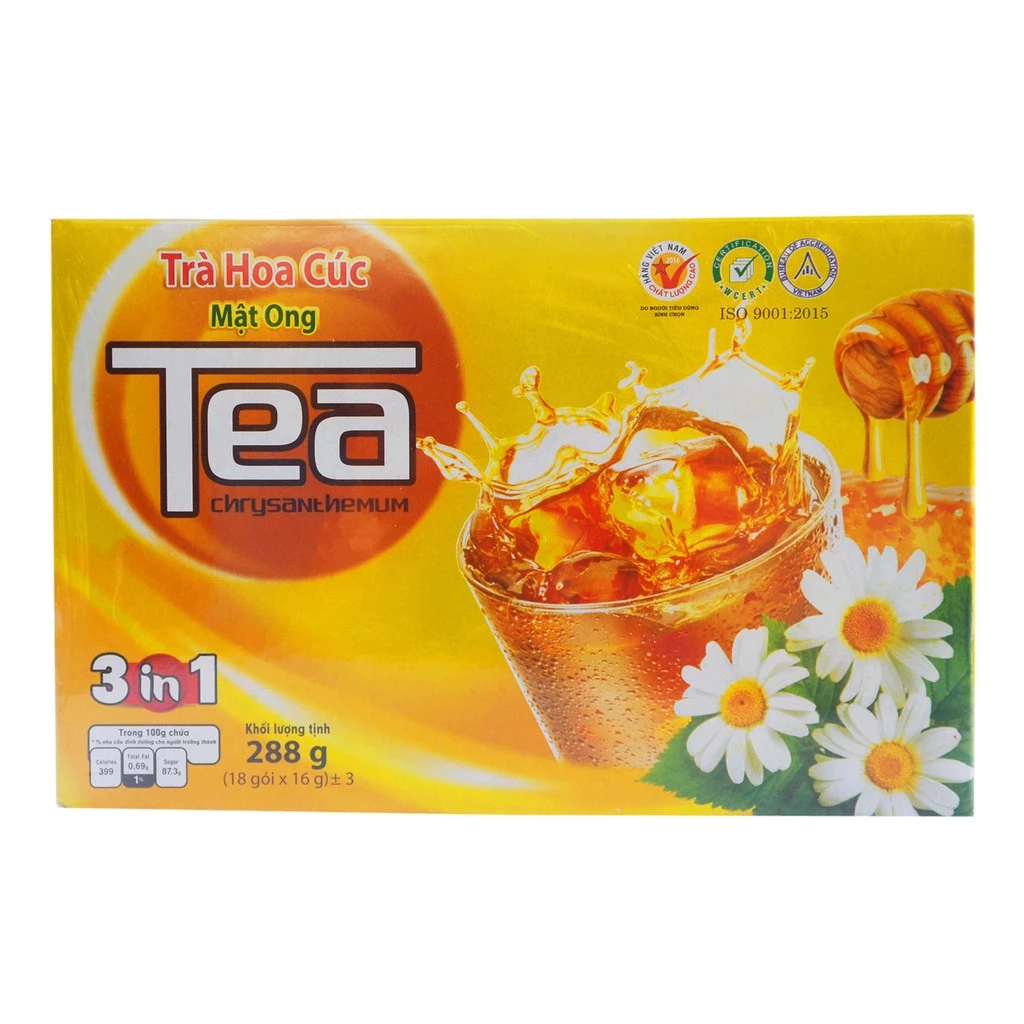 [Siêu Sale] Trà Gừng , Trà Hoa cúc mật ong hòa tan Thanh Bình hộp giấy 320g