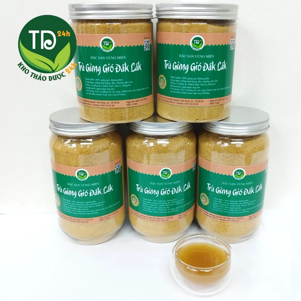 Trà gừng gió (trà gừng rừng) chính hiệu Tây Nguyên, giảm ho, đau bụng kinh, giải cảm, trào ngược dạ dày, trợ tiêu hóa - 4