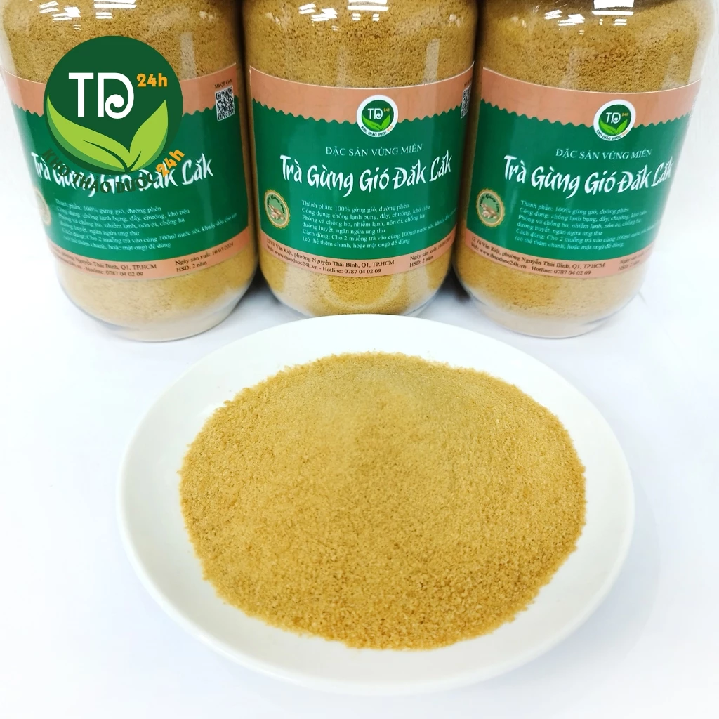 Trà gừng gió (trà gừng rừng) chính hiệu Tây Nguyên, giảm ho, đau bụng kinh, giải cảm, trào ngược dạ dày, trợ tiêu hóa - 5