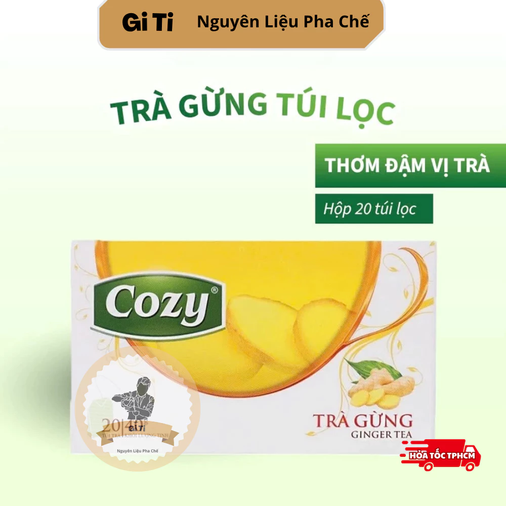 Trà Túi lọc Gừng Cozy | Cozy Trà Gừng (2g x 20 gói/hộp) - 3