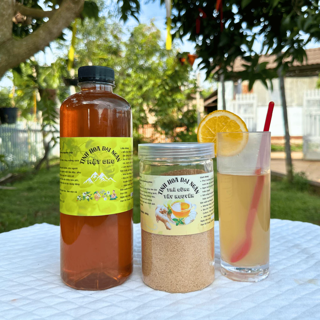 500g Trà Gừng Gió Đường Phèn Thơm ngon - Trà Gừng Núi Rừng Tây Nguyên Cn2 - 2