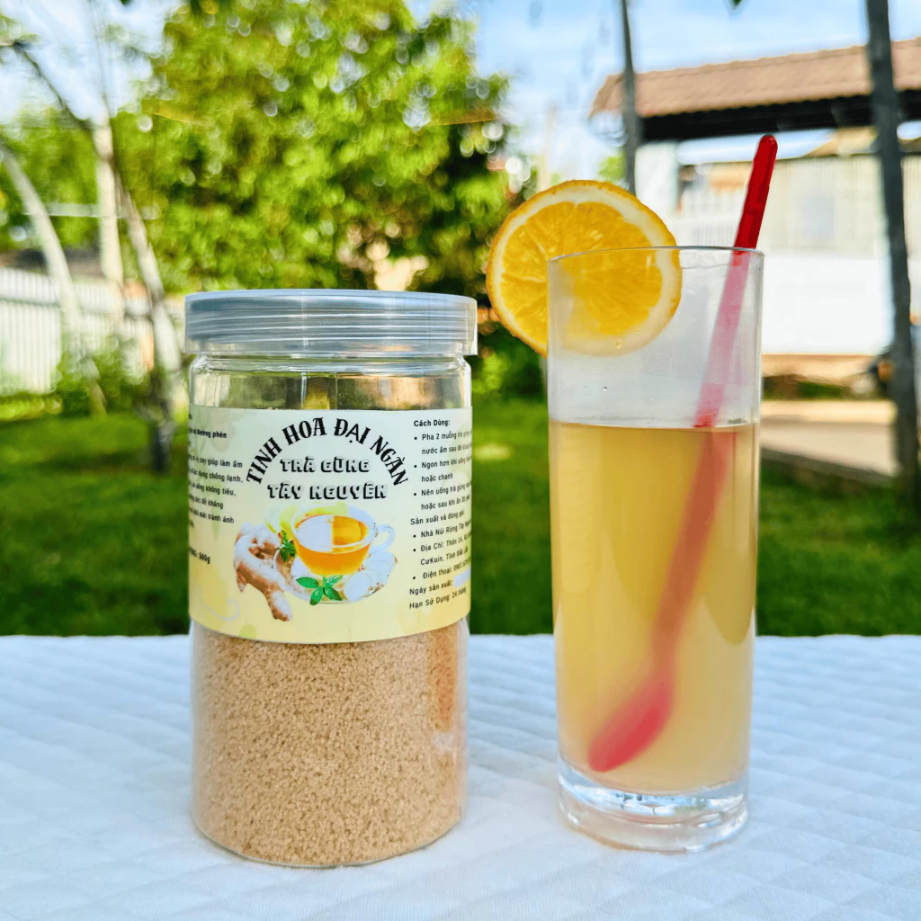 500g Trà Gừng Gió Đường Phèn Thơm ngon - Trà Gừng Núi Rừng Tây Nguyên Cn2 - 3