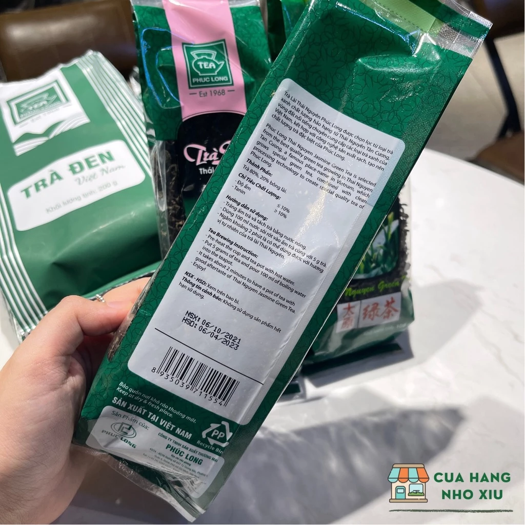 Trà THÁI NGUYÊN Phúc Long 100g | Lài - Sen - Xanh Thái Nguyên Phúc Long - 3