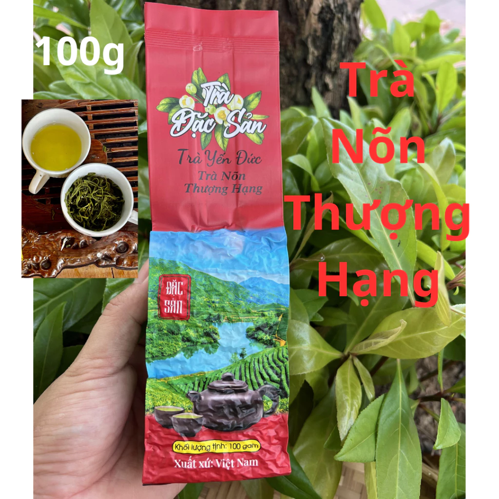 Trà Thái Nguyên, Gói 100g Trà Nõn Thượng Hạng Móc Câu Ngon Trà Bắc Đặc Sản Chè Tân Cương - TRÀ YẾN ĐỨC - 2