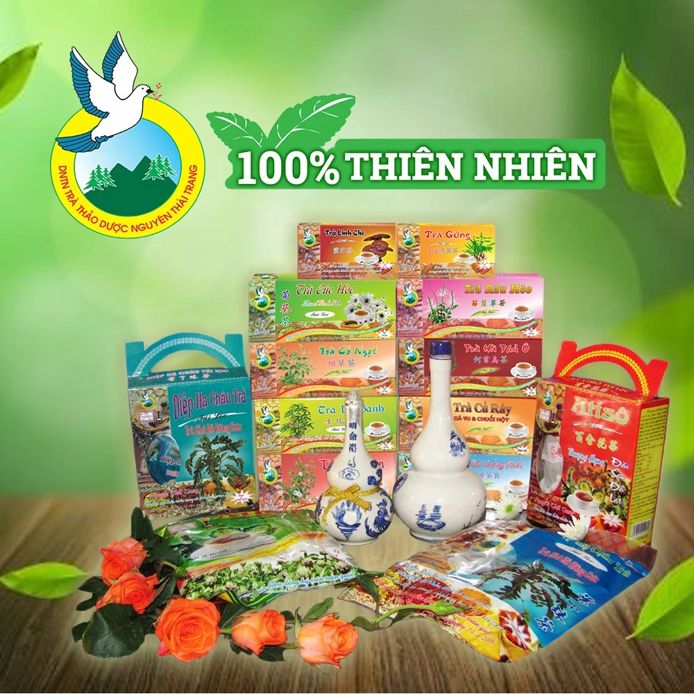 Trà Diệp Hạ Châu Bịch 200gr - Hỗ Trợ Viêm Gan B , Mỡ Máu- Nguyên Thái Trang - Thảo Dược Thiên Nhiên