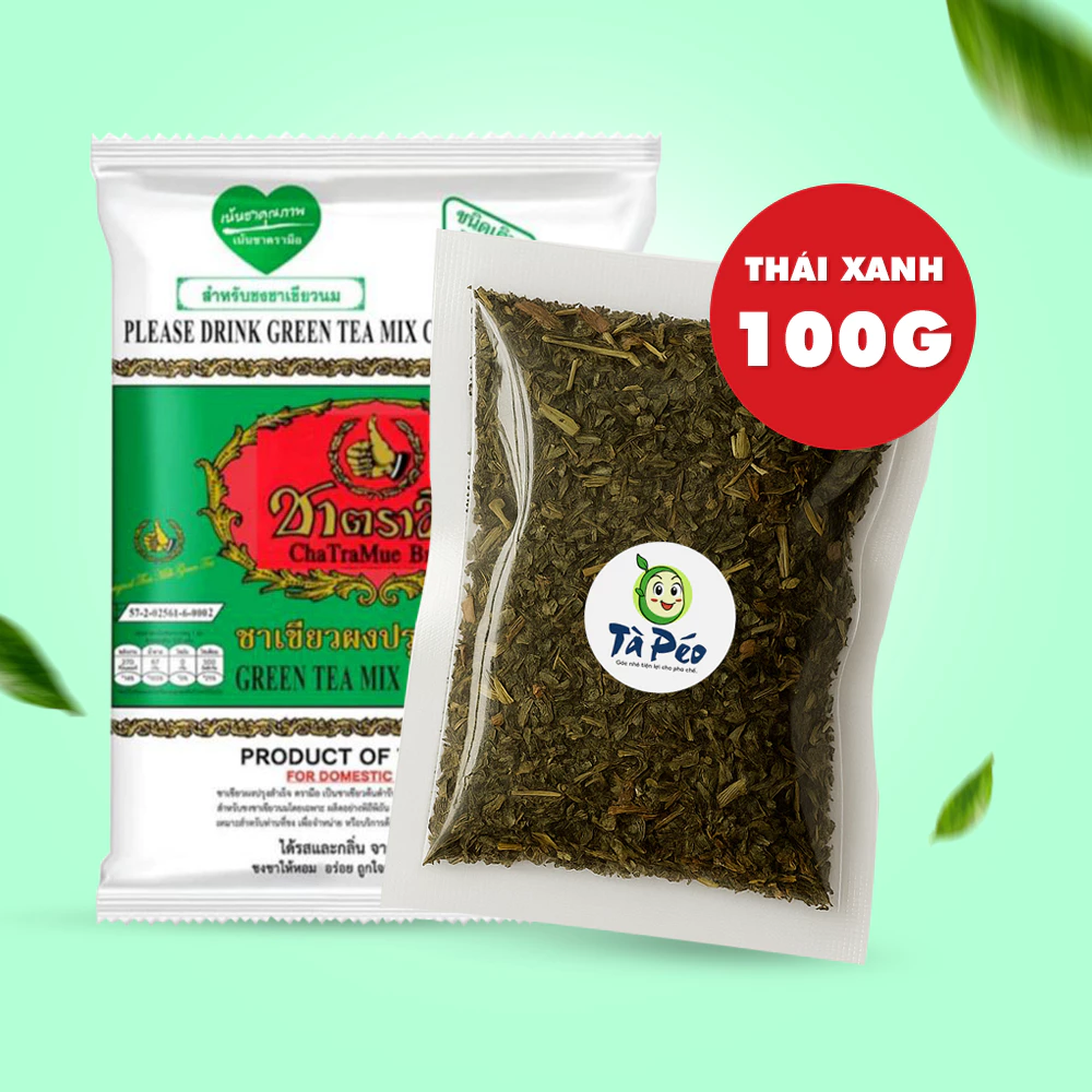 Trà Thái Xanh Thái Đỏ pha trà sữa đậm vị thơm ngon nguyên liệu pha chế TÀ PÉO - 2