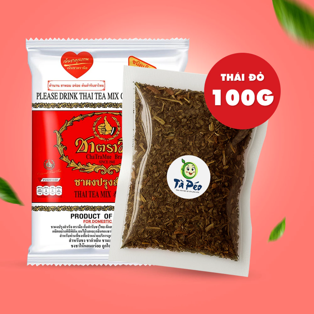 Trà Thái Xanh Thái Đỏ pha trà sữa đậm vị thơm ngon nguyên liệu pha chế TÀ PÉO - 3