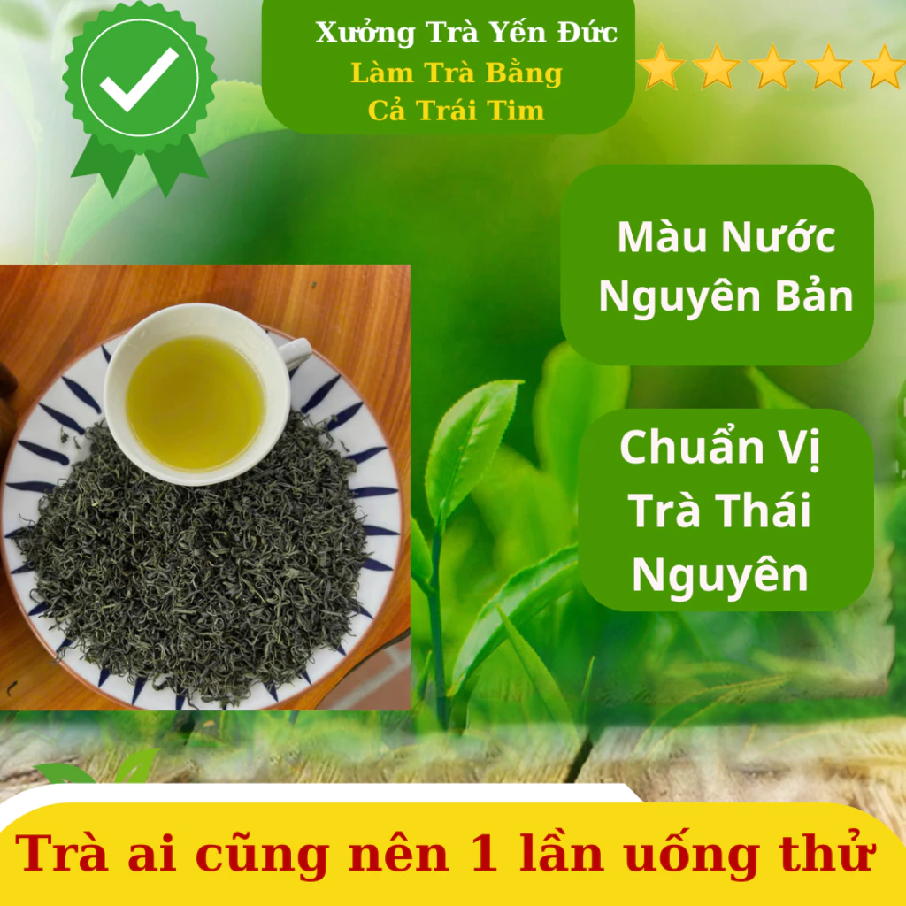 Trà Thái Nguyên, Chè Nõn Tôm Tân Cương Thái Nguyên Thượng Hạng Đặc Sản Trà Bắc Xanh – TRÀ YẾN ĐỨC - 3