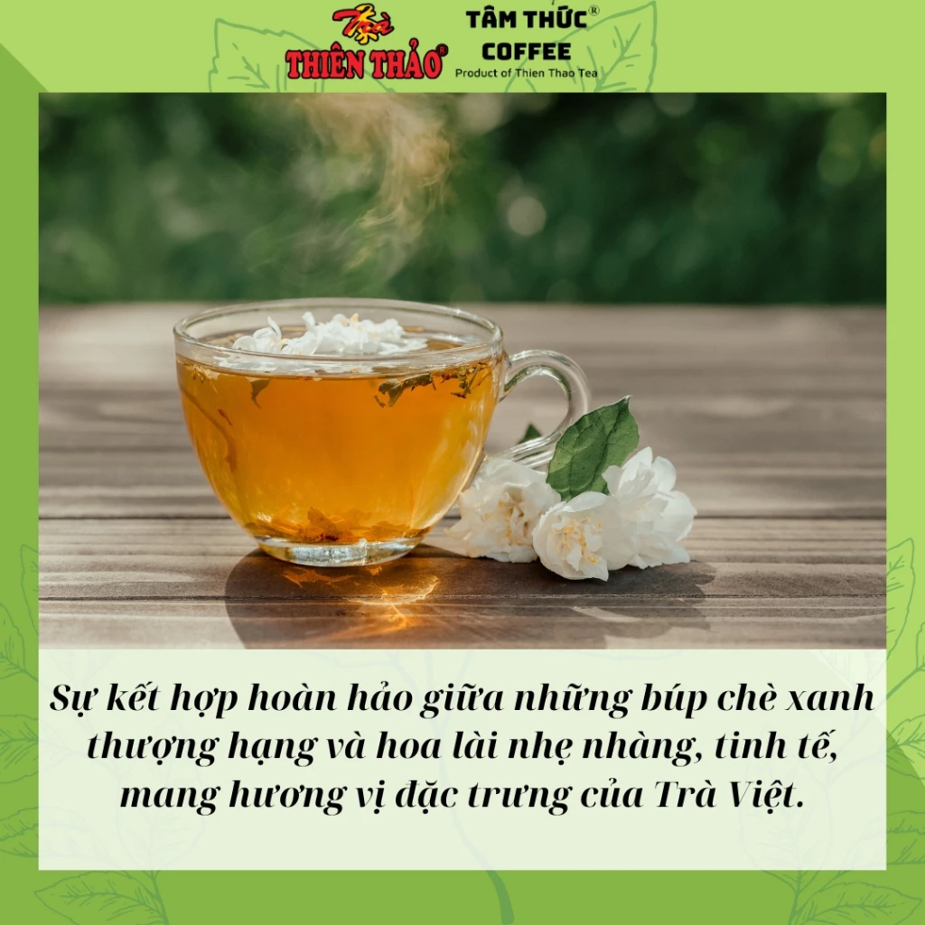 Trà Thái Nguyên Sen, Lài Thượng Hạng Thiên Thảo Mộc 100g - 2