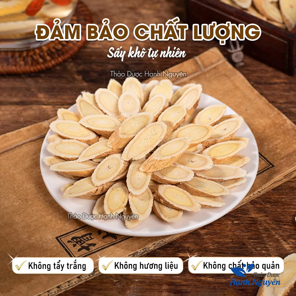 Hoàng kỳ cam túc thái lát 1kg, khô, thơm, sạch, dùng pha trà, hầm canh -Thảo Dược Hạnh Nguyên - 2